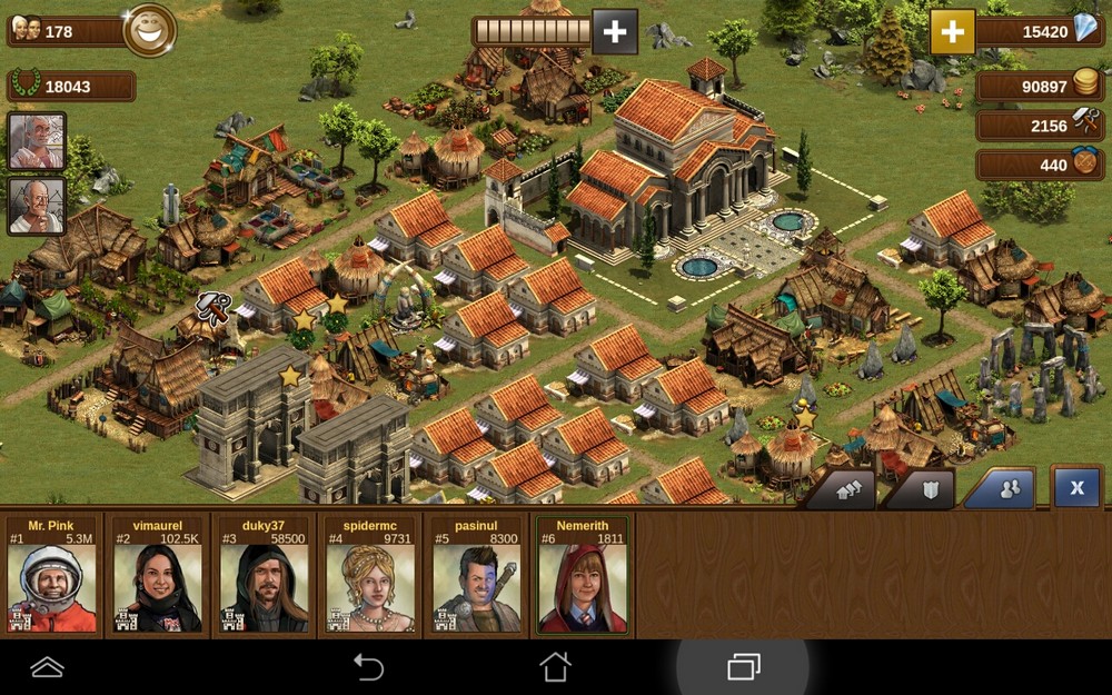 forge of empires how to tell if friends are visiting your tavern